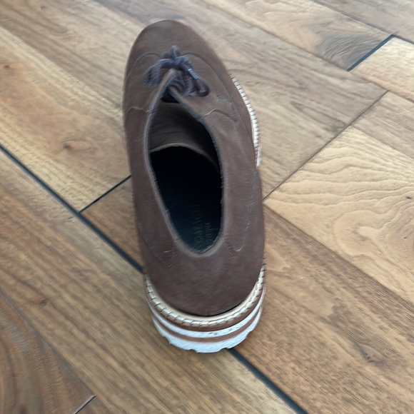 Mens size 11.5 Bruno Magli brown nubock lace up oxfords - Picture 7 of 16